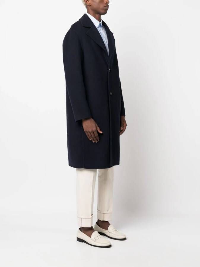 Lardini Jas met enkele rij knopen Blauw