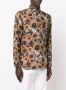 Lardini Overhemd met bloemenprint Bruin - Thumbnail 3