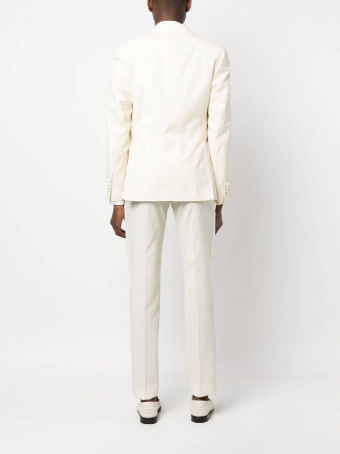 Lardini Pak met enkele rij knopen Beige