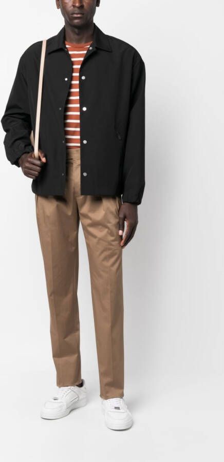 Lardini Straight plooibroek Bruin