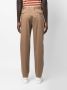 Lardini Straight plooibroek Bruin - Thumbnail 4