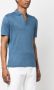 Lardini Poloshirt met V-hals Blauw - Thumbnail 3