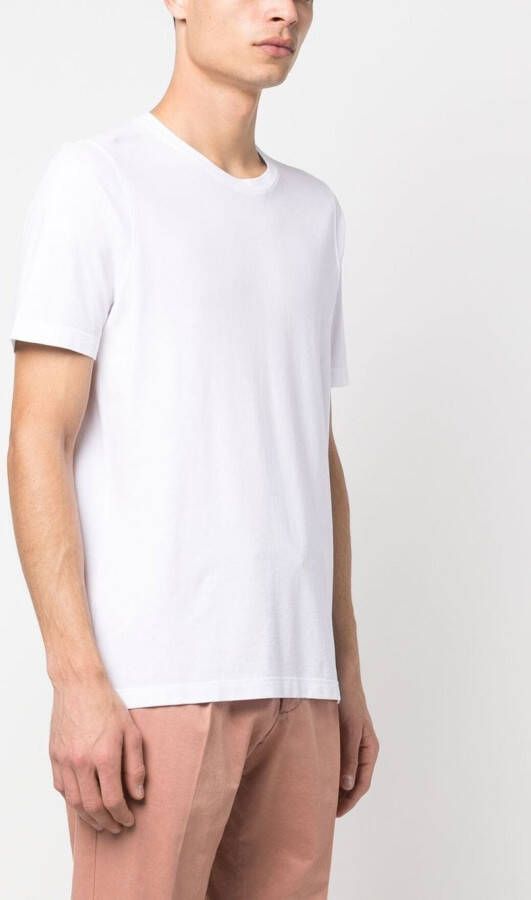 Lardini T-shirt met ronde hals Wit