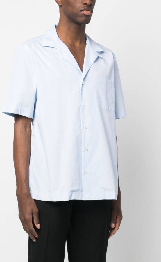 Lardini Overhemd met korte mouwen Blauw