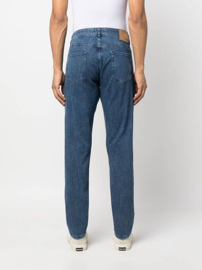 Lardini Slim-fit jeans Blauw