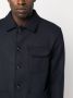 Lardini Shirtjack met brede kraag Blauw - Thumbnail 5