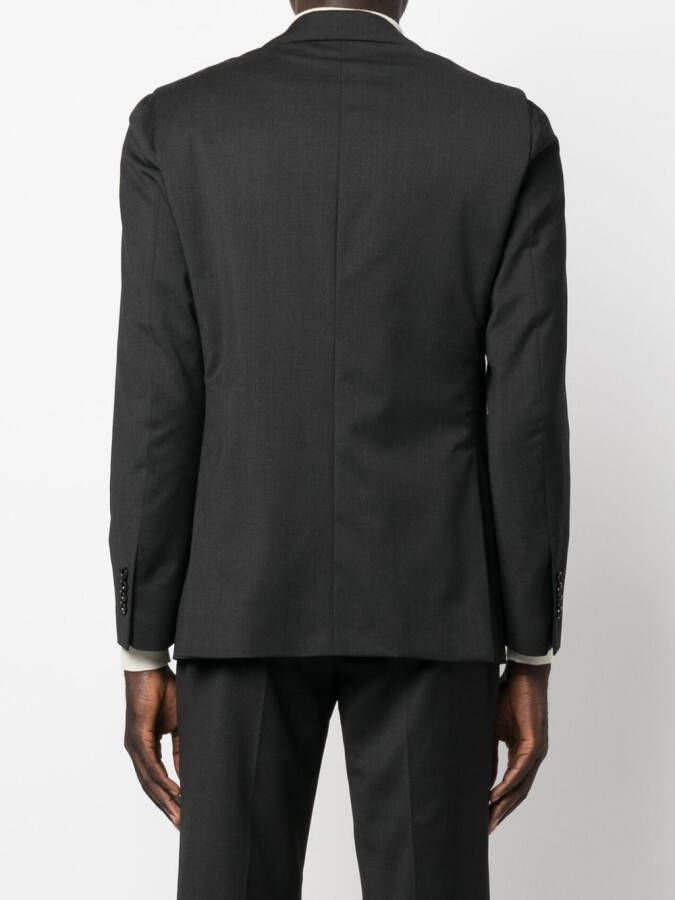 Lardini Blazer met enkele rij knopen Grijs