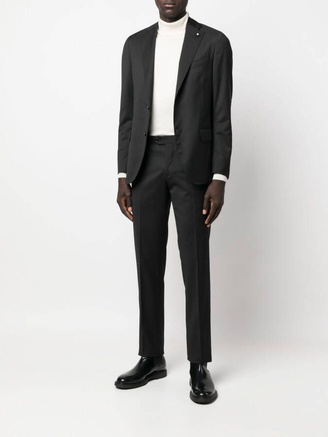 Lardini Wollen broek Grijs