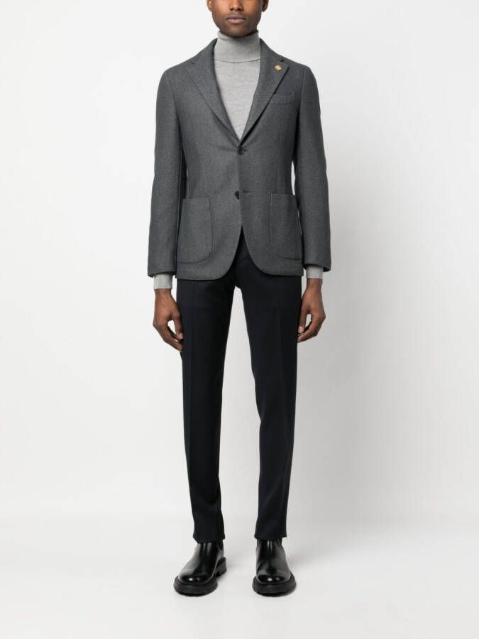Lardini Wollen jack Grijs