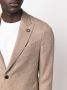 Lardini Pak met enkele rij knopen Beige - Thumbnail 5