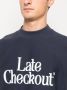Late Checkout Sweater met logo-reliëf Blauw - Thumbnail 5