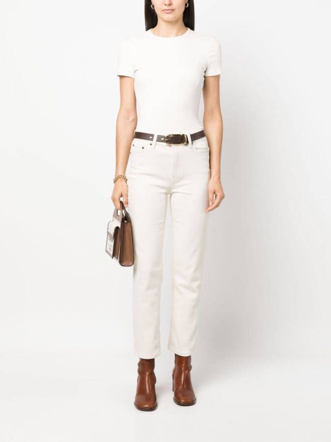 Lauren Ralph Lauren Gebreid T-shirt Beige