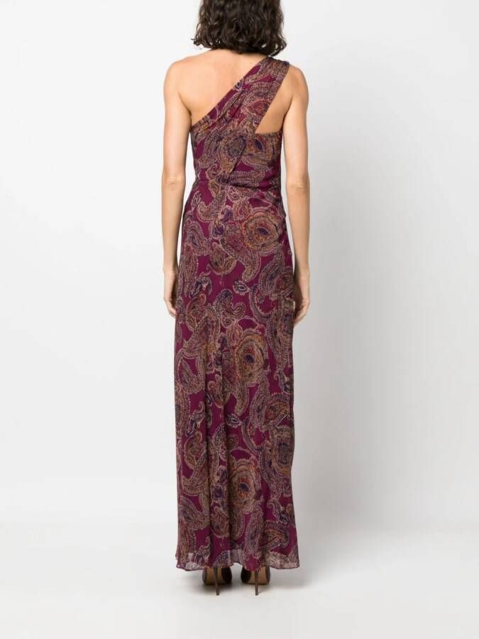 Lauren Ralph Lauren Asymmetrische maxi-jurk Roze
