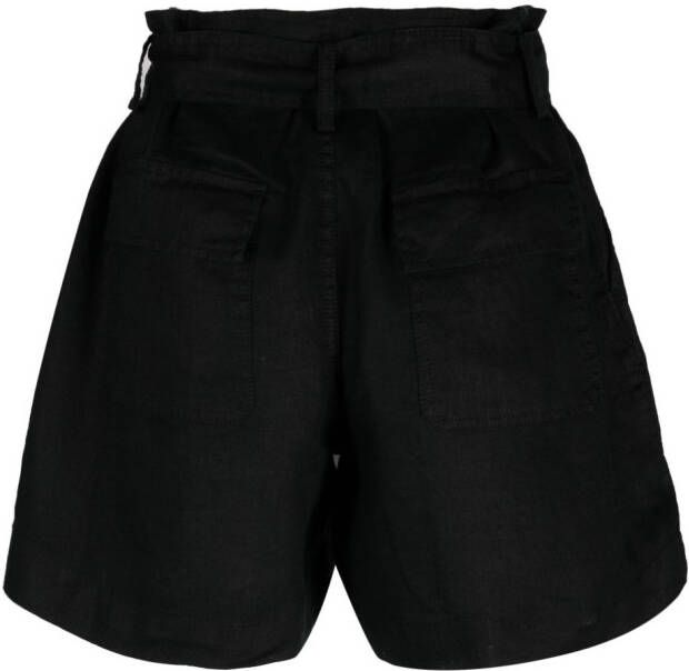 Lauren Ralph Lauren Shorts met ceintuur Zwart