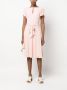 Lauren Ralph Lauren Midi-jurk met ceintuur Roze - Thumbnail 2
