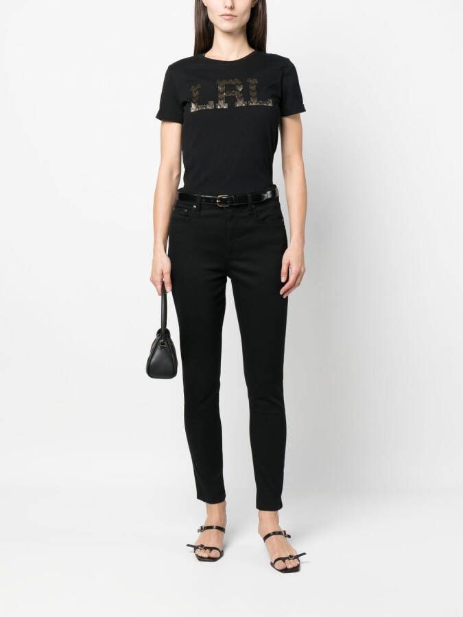 Lauren Ralph Lauren T-shirt met logo Zwart