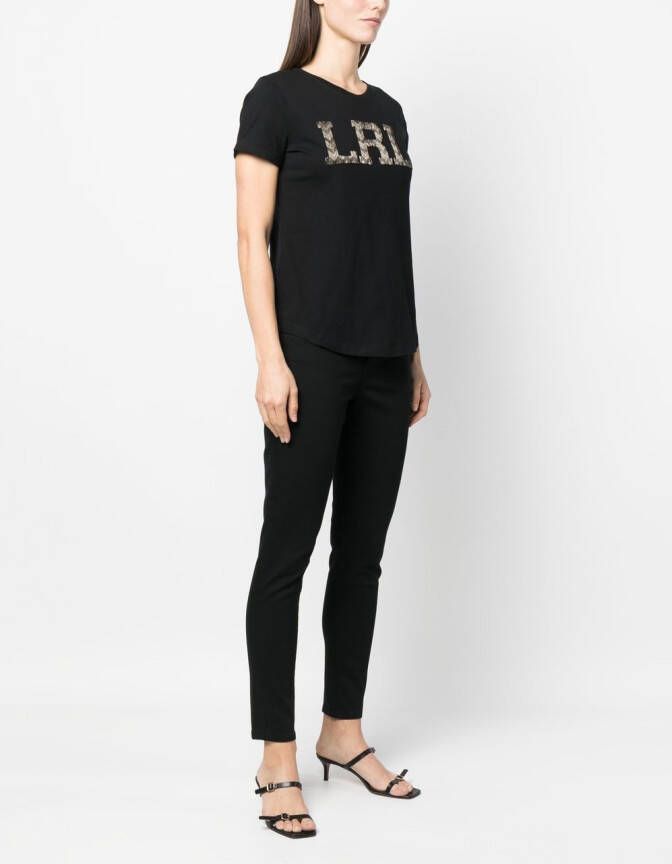 Lauren Ralph Lauren T-shirt met logo Zwart