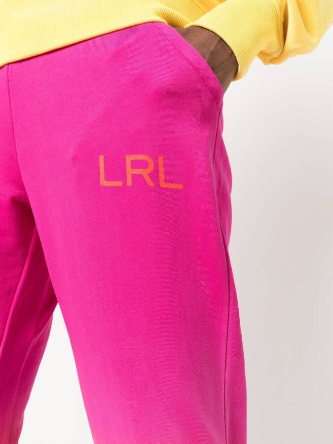 Lauren Ralph Lauren Joggingbroek met kleurverloop Roze