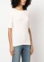 Lauren Ralph Lauren T-shirt met boothals Beige - Thumbnail 3