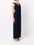 Lauren Ralph Lauren Jurk met gesmockte taille Blauw - Thumbnail 3