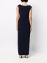 Lauren Ralph Lauren Jurk met gesmockte taille Blauw - Thumbnail 4