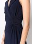 Lauren Ralph Lauren Jurk met gesmockte taille Blauw - Thumbnail 5