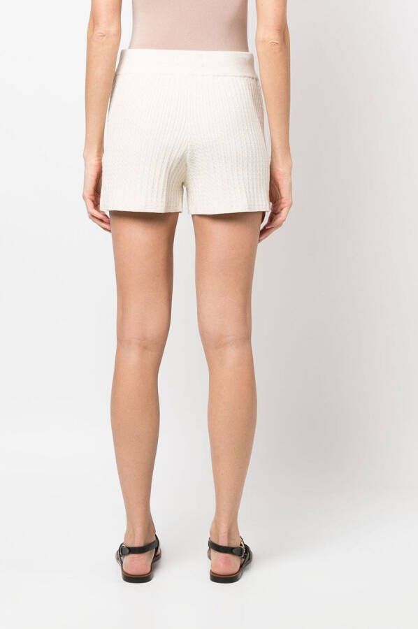 Lauren Ralph Lauren Kabelgebreide shorts Beige