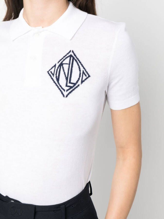Lauren Ralph Lauren Poloshirt met geborduurd logo Wit