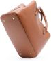 Lauren Ralph Lauren Marcy leren shopper Bruin - Thumbnail 4