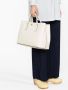 Lauren Ralph Lauren Marcy leren shopper Beige - Thumbnail 3