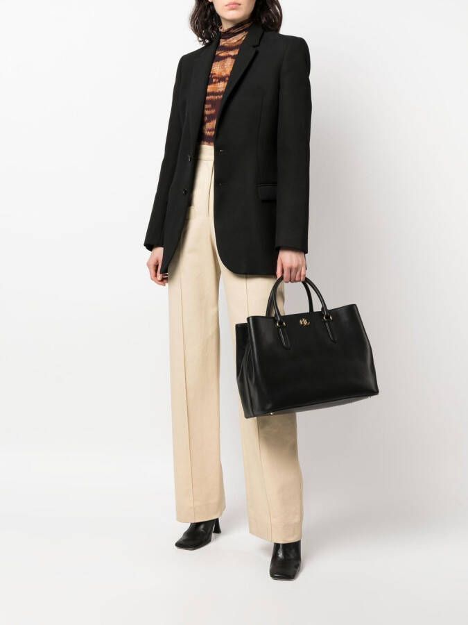 Lauren Ralph Lauren Mary shopper met handgreep Zwart