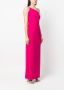 Lauren Ralph Lauren Asymmetrische maxi-jurk Roze - Thumbnail 3