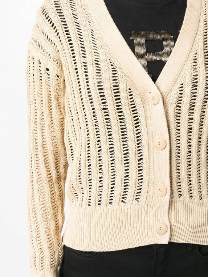 Lauren Ralph Lauren Opengebreid vest Beige