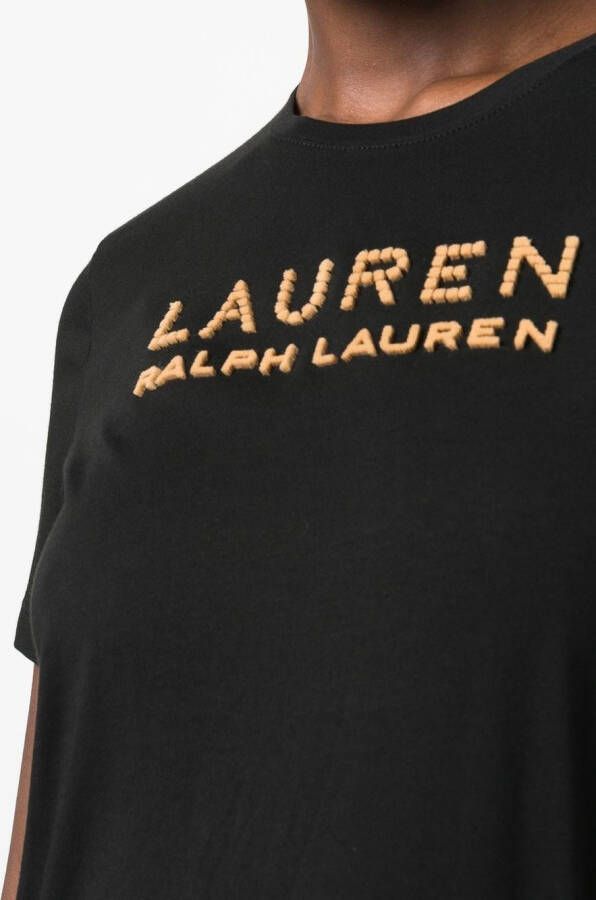 Lauren Ralph Lauren T-shirt met logoprint Zwart