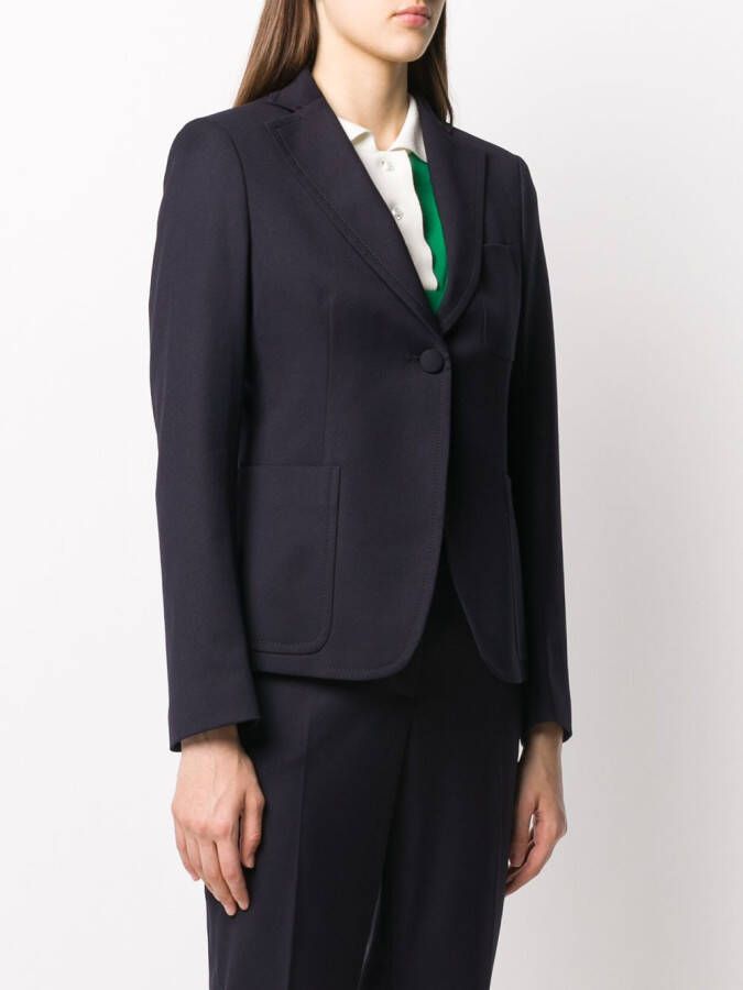 L'Autre Chose Blazer met enkele rij knopen Zwart