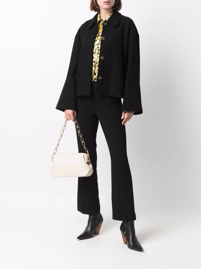 L'Autre Chose Cropped pantalon Zwart