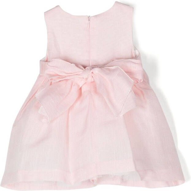 Le Bebé Enfant Mouwloze jurk Roze