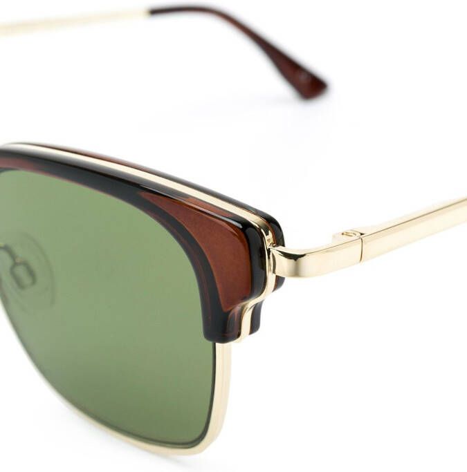 Le Specs zonnebril Bruin