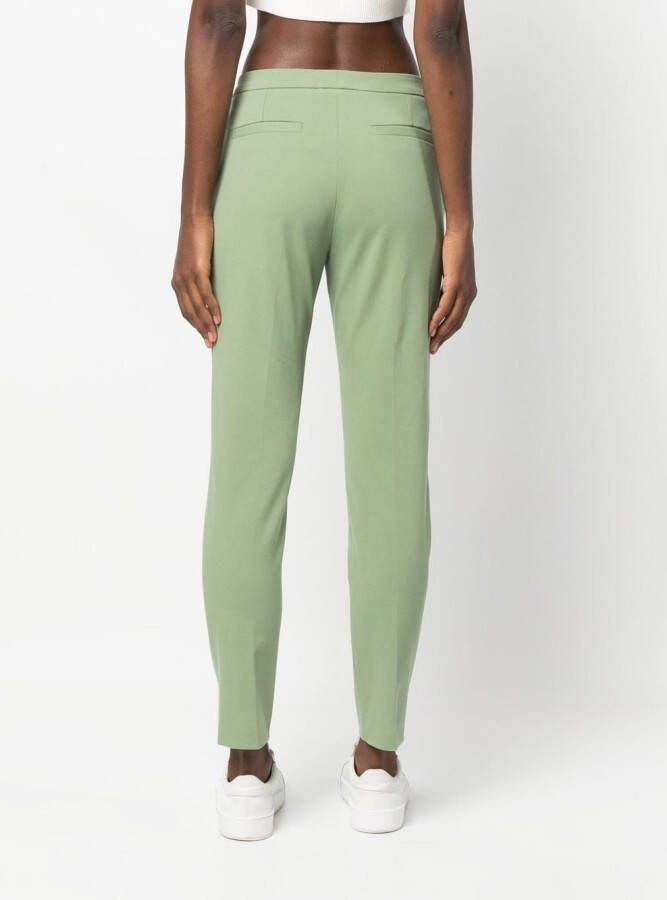Le Tricot Perugia Broek met toelopende pijpen Groen