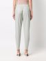 Le Tricot Perugia Broek met toelopende pijpen Groen - Thumbnail 4