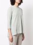 Le Tricot Perugia T-shirt met ronde hals Groen - Thumbnail 3