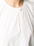 Lee Mathews T-shirt met knoopsluiting Wit - Thumbnail 5