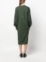 LEMAIRE Asymmetrische midi-jurk Groen - Thumbnail 4