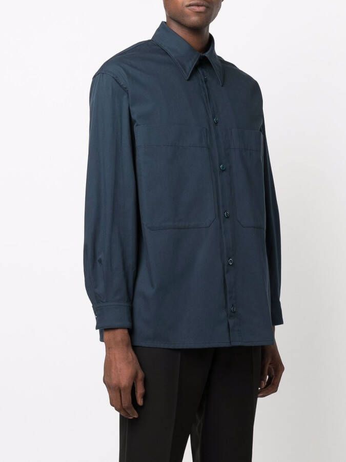 LEMAIRE Button-down overhemd Blauw