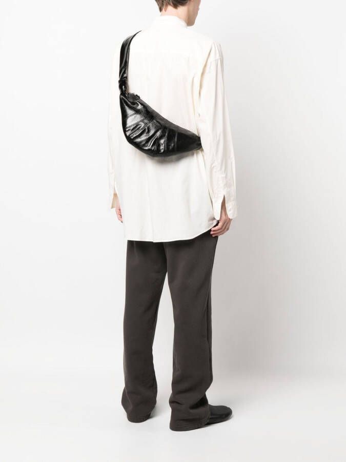 LEMAIRE Croissant crossbodytas Zwart