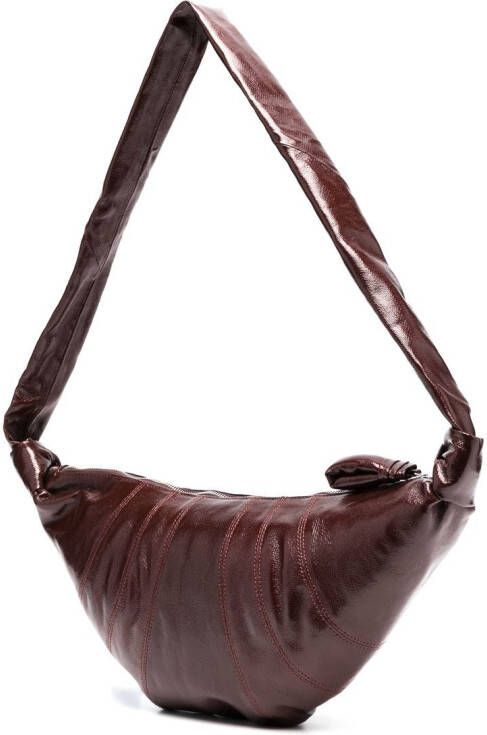 LEMAIRE Croissant medium schoudertas Bruin