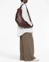 LEMAIRE Croissant leren schoudertas Bruin - Thumbnail 2