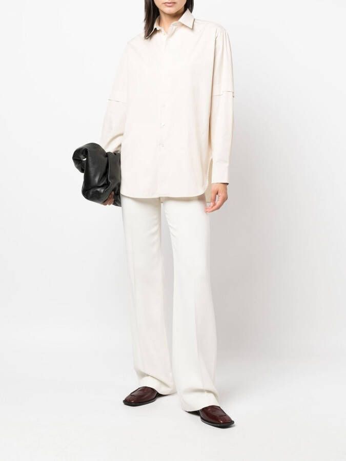 LEMAIRE Katoenen blouse Beige