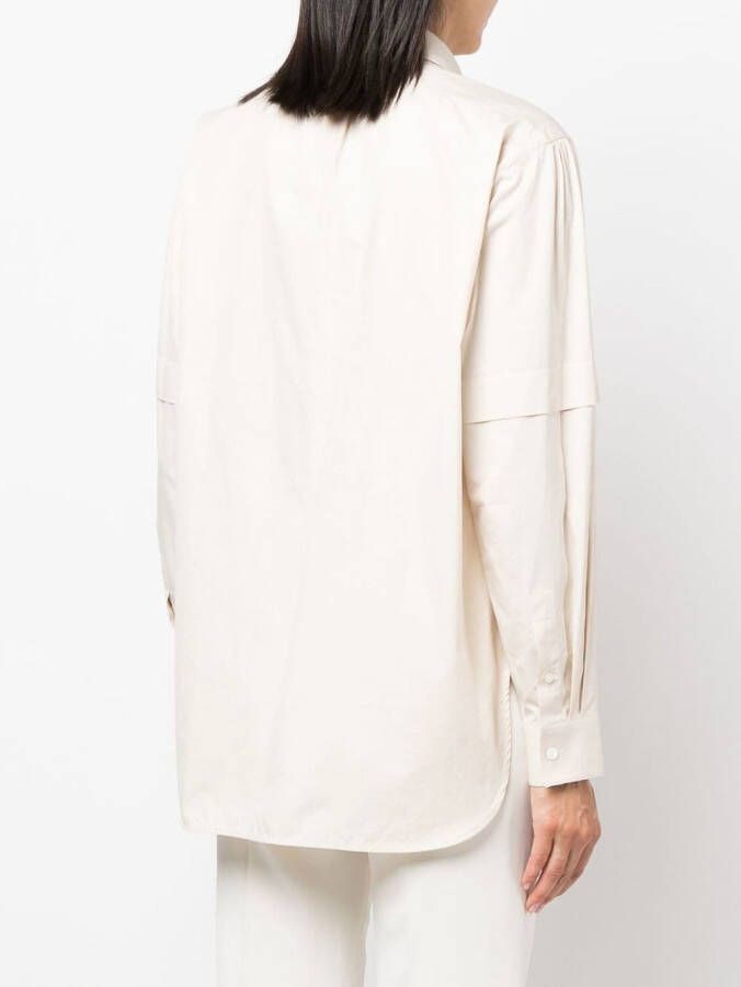 LEMAIRE Katoenen blouse Beige