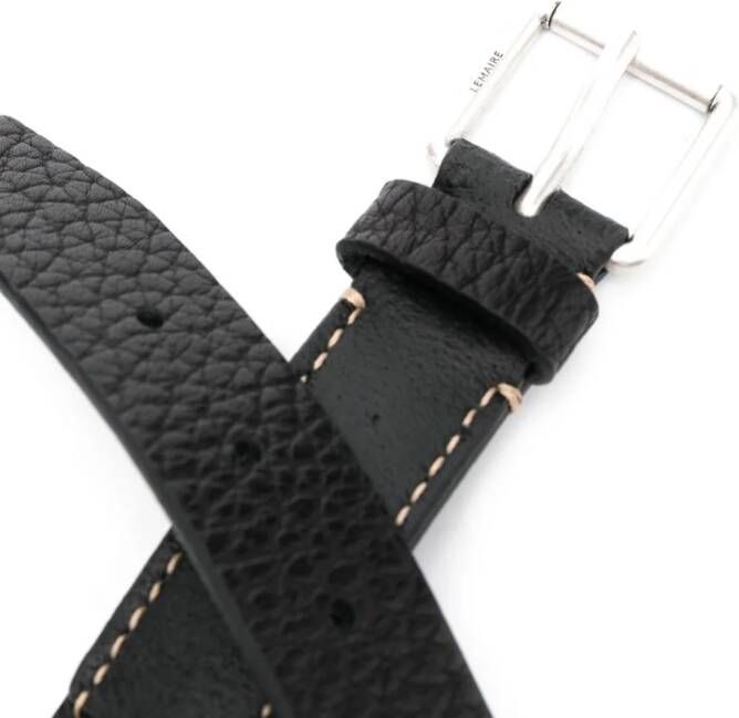 LEMAIRE Leren riem Zwart